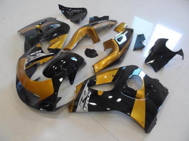 1996-2000 Gold Suzuki GSXR 600 Motorcycle Replacement Fairings 1996-2000 Gold Suzuki GSXR 600 Motorcycle Replacement Fairings