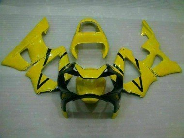 2000-2001 Yellow Honda CBR900RR 929RR Motor Bike Fairings