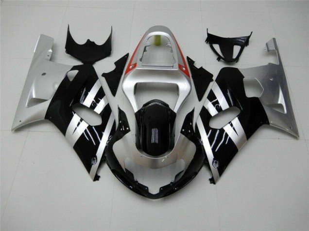 2001-2003 Black Silver Suzuki GSXR 600/750 Motorbike Fairing 2001-2003 Black Silver Suzuki GSXR 600/750 Motorbike Fairing