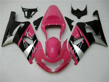 2001-2003 Pink Black Suzuki GSXR 600/750 Replacement Fairings