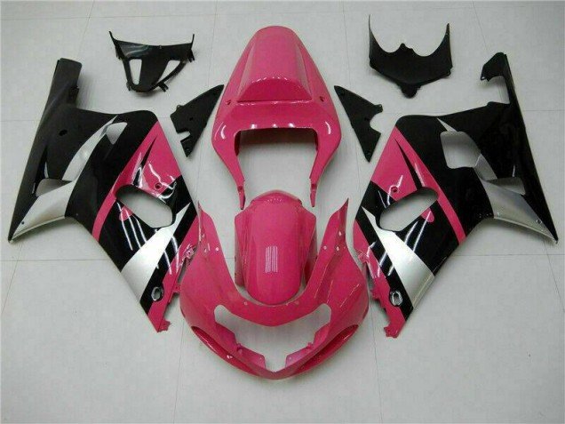 2001-2003 Pink Black Suzuki GSXR 600/750 Replacement Fairings 2001-2003 Pink Black Suzuki GSXR 600/750 Replacement Fairings