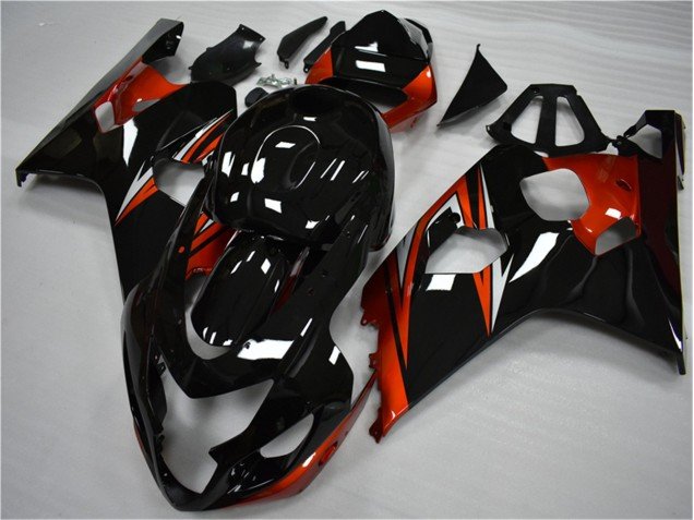 2004-2005 Orange Black Suzuki GSXR 600/750 Motor Bike Fairings