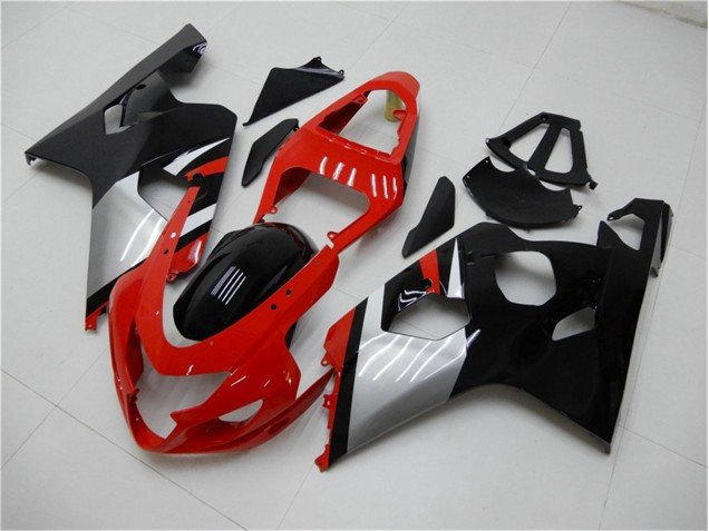 2004-2005 Red Black Suzuki GSXR 600/750 Motorbike Fairing Kits 2004-2005 Red Black Suzuki GSXR 600/750 Motorbike Fairing Kits