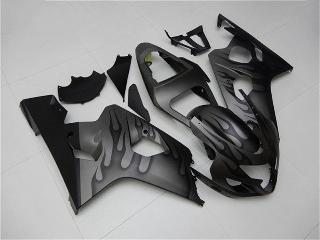 2004-2005 Black Grey Suzuki GSXR 600/750 Motorcylce Fairings