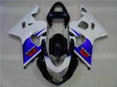 2004-2005 Blue White Suzuki GSXR 600/750 Motorcycle Replacement Fairings