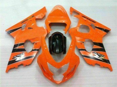2004-2005 Orange Suzuki GSXR 600/750 Motorcycle Fairings