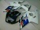 2004-2005 White Black Suzuki GSXR 600/750 Motorcycle Fairing