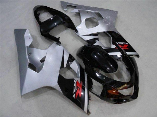 2004-2005 Black Silver Suzuki GSXR 600/750 Motorcycle Fairing Kit 2004-2005 Black Silver Suzuki GSXR 600/750 Motorcycle Fairing Kit