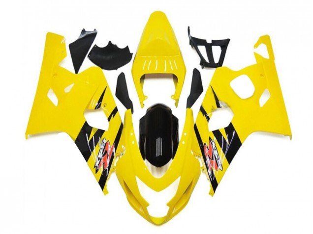 2004-2005 Yellow Black Suzuki GSXR 600/750 Motorbike Fairings 2004-2005 Yellow Black Suzuki GSXR 600/750 Motorbike Fairings