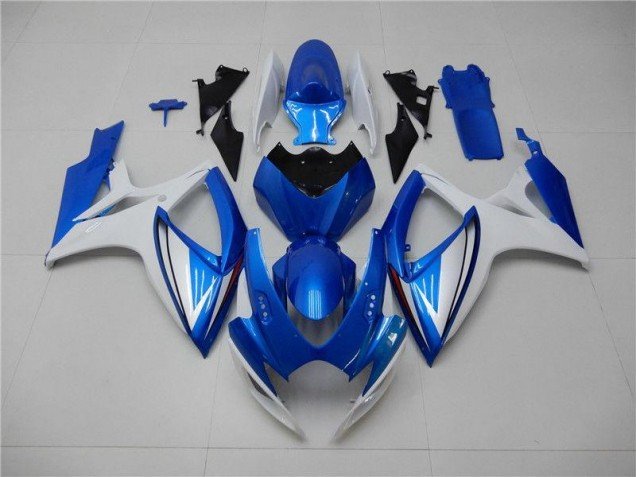 2006-2007 Blue White Suzuki GSXR 600/750 Motorcycle Bodywork 2006-2007 Blue White Suzuki GSXR 600/750 Motorcycle Bodywork