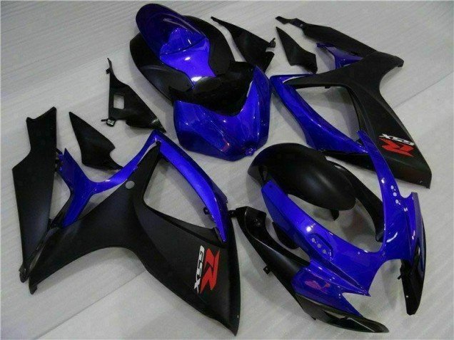 2006-2007 Blue Black Suzuki GSXR 600/750 Motorbike Fairing Kits 2006-2007 Blue Black Suzuki GSXR 600/750 Motorbike Fairing Kits
