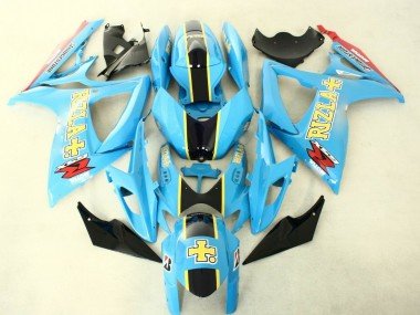 2006-2007 Blue Black Suzuki GSXR 600/750 Replacement Fairings