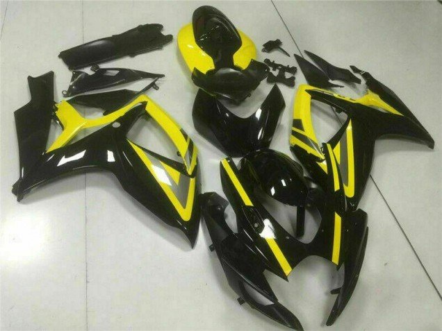 2006-2007 Black Suzuki GSXR 600/750 Replacement Fairings