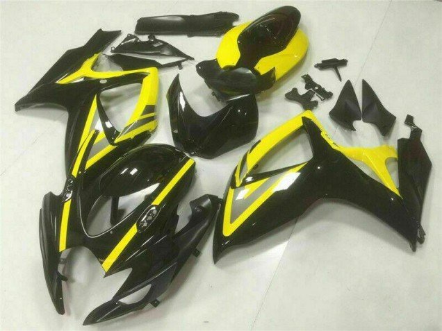 2006-2007 Black Suzuki GSXR 600/750 Replacement Fairings