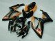 2006-2007 Black Orange Suzuki GSXR 600/750 Bike Fairings