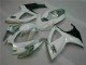 2006-2007 White Silver Suzuki GSXR 600/750 Motorcycle Fairings Kit