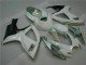 2006-2007 White Silver Suzuki GSXR 600/750 Motorcycle Fairings Kit