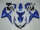 2008-2010 White Blue Suzuki GSXR 600/750 Replacement Fairings 2008-2010 White Blue Suzuki GSXR 600/750 Replacement Fairings