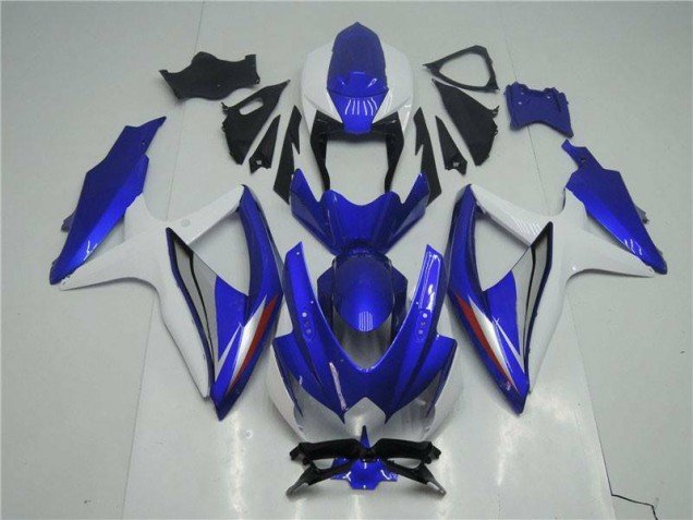2008-2010 Blue White Suzuki GSXR 600/750 Motorcylce Fairings 2008-2010 Blue White Suzuki GSXR 600/750 Motorcylce Fairings