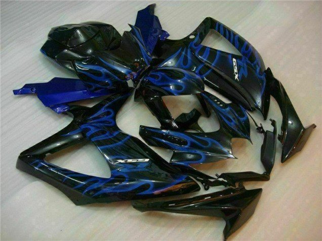 2008-2010 Blue Black Suzuki GSXR 600/750 Motorcycle Fairings Kit