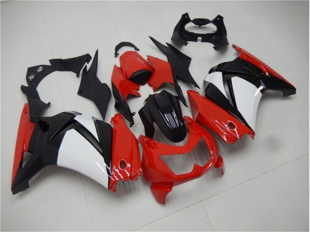 2008-2012 Red Black White Kawasaki EX250 Motorcycle Fairings 2008-2012 Red Black White Kawasaki EX250 Motorcycle Fairings
