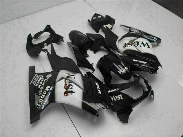 2008-2012 Black West Kawasaki EX250 Motorcycle Fairings Kits 2008-2012 Black West Kawasaki EX250 Motorcycle Fairings Kits