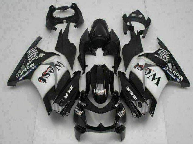 2008-2012 Black West Kawasaki EX250 Motorcycle Fairings Kits 2008-2012 Black West Kawasaki EX250 Motorcycle Fairings Kits