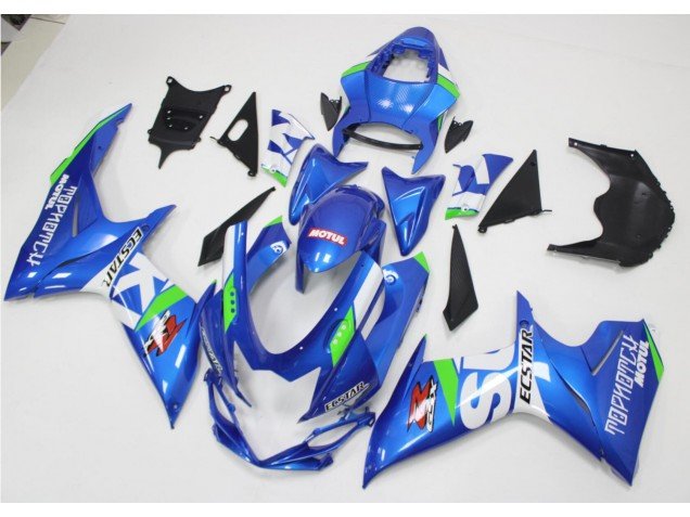2011-2021 Blue White Green Suzuki GSXR 600/750 Motorcycle Bodywork
