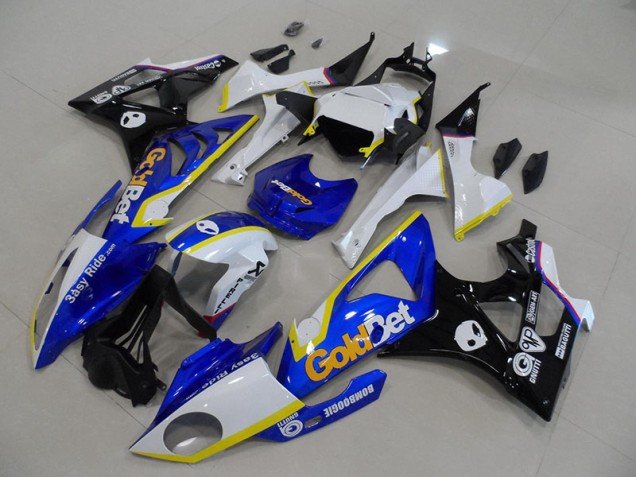 2009-2014 Blue White GoldBet BMW S1000RR Motorcycle Fairings 2009-2014 Blue White GoldBet BMW S1000RR Motorcycle Fairings