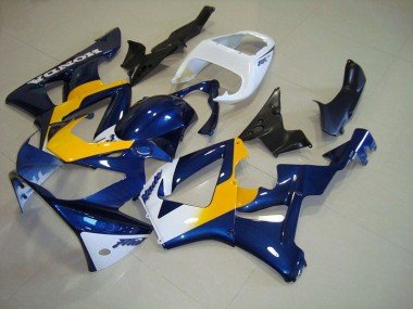 2000-2001 Blue Yellow Honda CBR900RR 929 Motorcyle Fairings