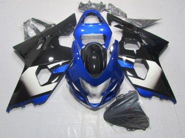 2004-2005 Black Blue Suzuki GSXR600 Motorcylce Fairings