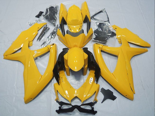 2008-2010 Yellow Suzuki GSXR750 Motorbike Fairings 2008-2010 Yellow Suzuki GSXR750 Motorbike Fairings